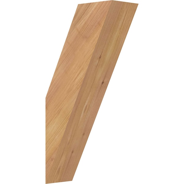Ekena Millwork 3 1/2"W x 8"D x 16"H Traditional Smooth Knee Brace, Western Red Cedar BRC04X08X16TRA00SWR - main